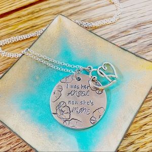 🆕Memorial Necklace I was her angel now she’s mine